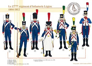 Figurine 1/43 1er Empire - Musique 17e Rgt Infanterie Légère - MDM (collection)