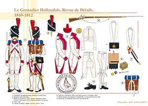 Grenadiers -Hollandais ,de la garde soldat