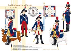 Soldat CBG MIGNOT - Premier empire - Cavalier 113 - Gendarme