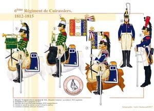 Alsace Direct Militaria - Insigne régimentaire 6° Régiment Cuirassiers