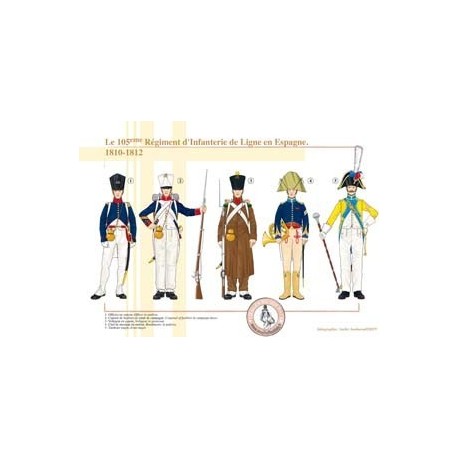 Das 105. Linieninfanterieregiment in Spanien, 1810-1812