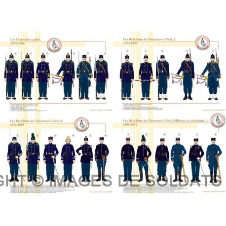 Die Bataillone der Chasseurs à pied, 1872-1914