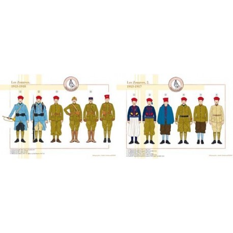Les Zouaves, 1915-1918