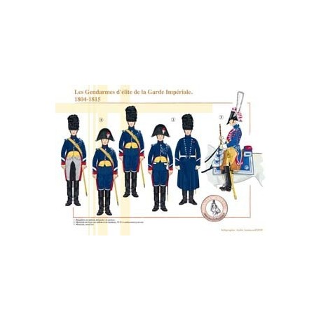 Les Gendarmes d'élite de la Garde Impériale française, 1804-1815