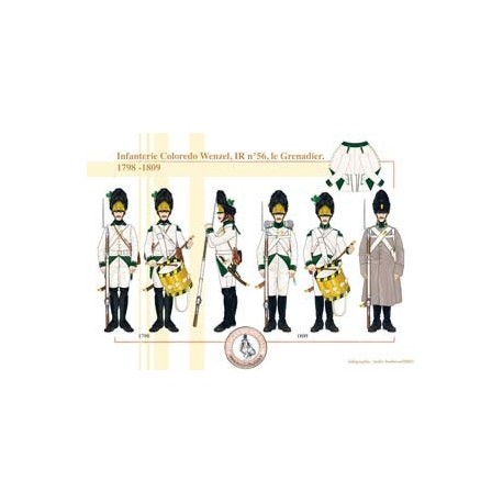 Coloredo Wenzel Infanterie, IR Nr. 56, Grenadier, 1798-1809