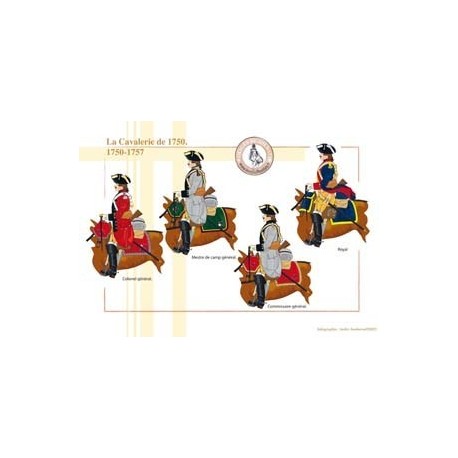 Die französische Kavallerie von 1750, 1750-1757