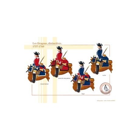 Die französischen Drachen, unverwechselbar, 1757-1760