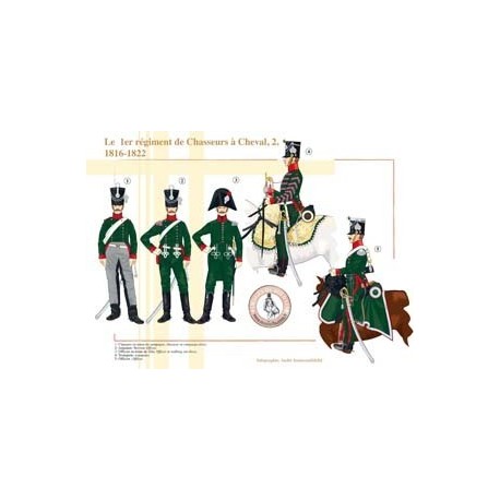 Die 1. Chasseurs à Cheval Regiment (2), 1816-1822