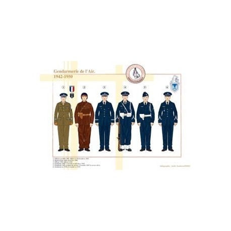 Gendarmerie der französischen Luftwaffe, 1942-1950
