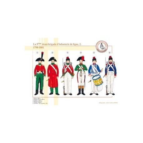 Die 9. Halbbrigade der französischen Linieninfanterie (2), 1798-1801