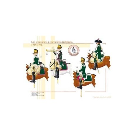 Les Chasseurs à cheval des Ardennes, 1779-1786