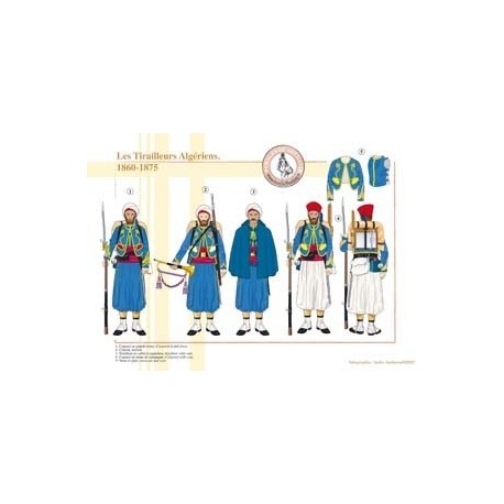Die algerischen Tirailleure, 1860-1875