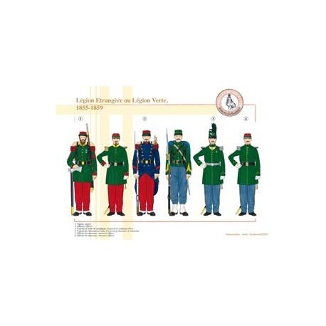Fremdenlegion oder Grüne Legion, 1855-1859