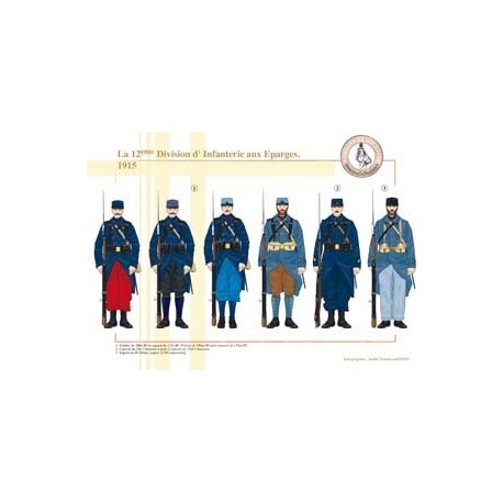 Die französische 12. Infanteriedivision bei Les Eparges, 1915