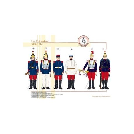 Les Cuirassiers, 1880-1914