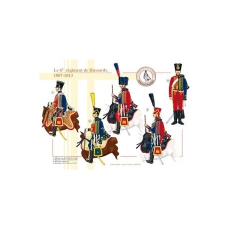 Das 6. französische Husarenregiment, 1807-1813