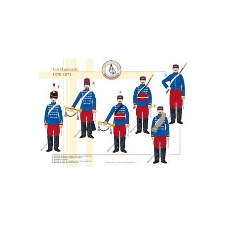 Französische Husaren, 1870-1871
