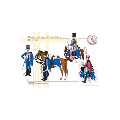 Husaren von Croy, (Belgische Legion), 1814-1815