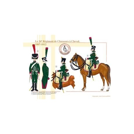 Das 26. französische Reiterjägerregiment, 1807-1812