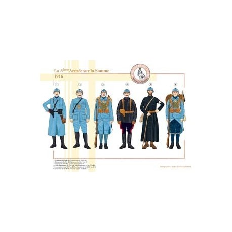 Die französische 6. Armee an der Somme, 1916