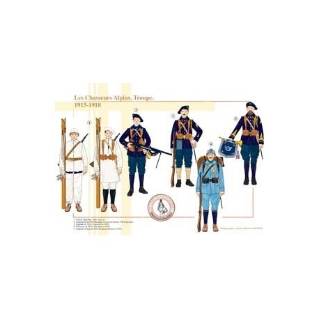Die französische Alpenjägertruppe, 1915-1918