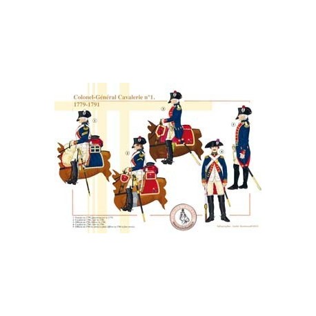 Generaloberst der Kavallerie Nr. 1, 1779–1791