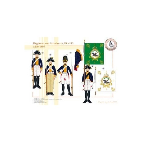 Regiment von Struchurtz, IR Nr. 43, 1800-1807