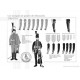 Les marques de grades des Hussards, 1786-1791