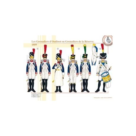 General Oudinots Grenadiere oder Reservegrenadiere, 1809