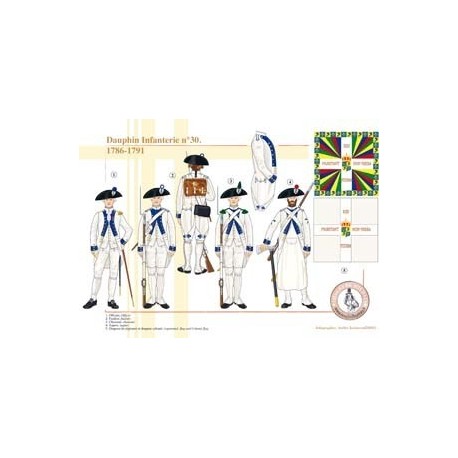 Dauphin-Infanterieregiment Nr. 30, 1786–1791
