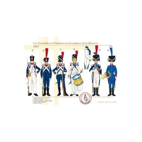 General Oudinots Grenadiere oder Reservegrenadiere, 1809