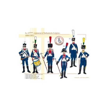 Das 17. französische Leichte Infanterieregiment, 1804–1812