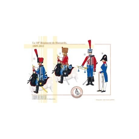 Das 10. französische Husarenregiment, 1809–1812