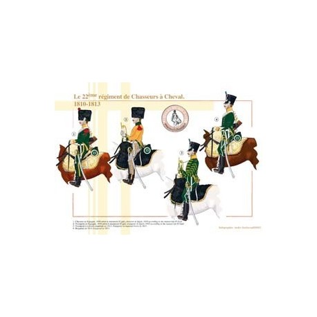 The 22nd French Chasseurs à Cheval Regiment, 1810-1813