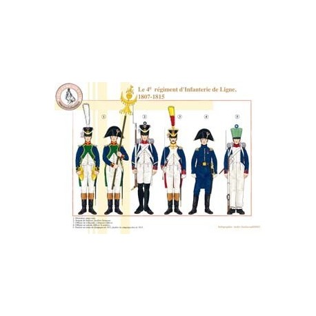 Das 4. französische Linieninfanterieregiment, 1807–1815