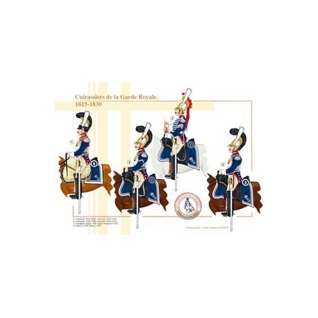 Kürassiere der französischen Königlichen Garde, 1815–1830