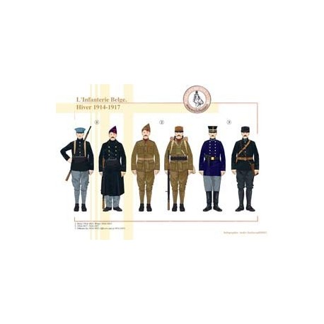 Die belgische Infanterie – Winter 1914–1917