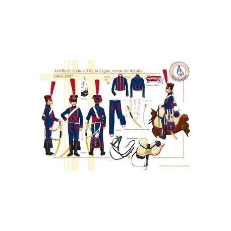 Französische berittene Linienartillerie, ausführlicher Überblick, 1804–1807