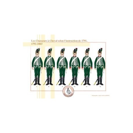 Die Chasseurs à Cheval gemäß der Instruktion von 1791, 1791-1803