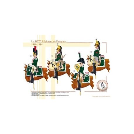 Das 16. französische Dragonerregiment, 1810–1814