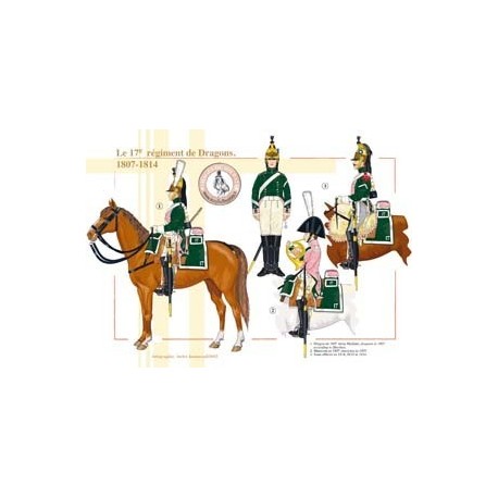 Das 17. französische Dragonerregiment, 1807–1814