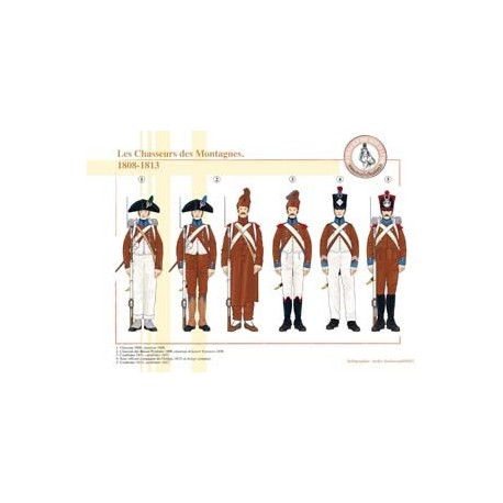 Les Chasseurs des Montagnes, 1808-1813
