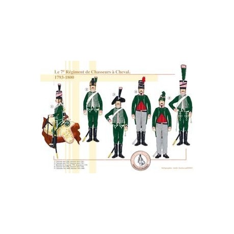 Das französische 7. Chasseurs à Cheval-Regiment, 1793-1800