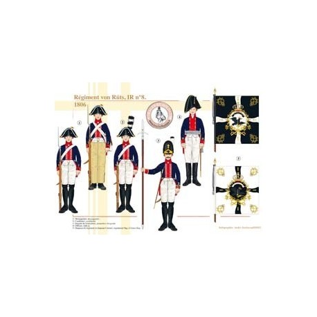 Régiment von Rüts, IR n°8, 1806
