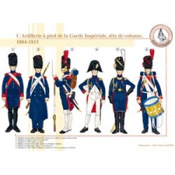 The Foot Artillery of the Imperial Guard, leading the column, 1804-1815