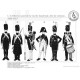 The Foot Artillery of the Imperial Guard, leading the column, 1804-1815