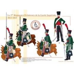 Das 1. Aufklärungsregiment der französischen Kaiserlichen Garde, 1813–1815