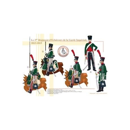 Le 1er Régiment d'Eclaireurs de la Garde Impériale, 1813-1815