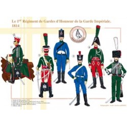 The 1st Regiment of Honor Guards of the Imperial Guard, 1814