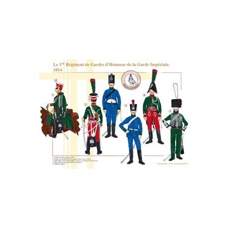 Le 1er Régiment de Gardes d'Honneur de la Garde Impériale, 1814